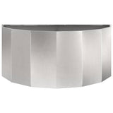 Planter Silver 120 x 60 x 50 cm Stainless Steel