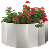 Planter Silver 120 x 60 x 50 cm Stainless Steel