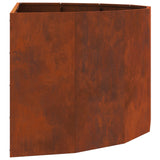 Planter Rusty 120 x 60 x 50 cm Weathering Steel