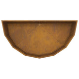 Planter Rusty 120 x 60 x 50 cm Weathering Steel