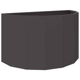 Planter Black 90 x 45 x 50 cm Steel