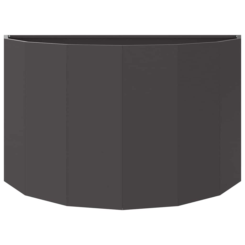 Planter Black 90 x 45 x 50 cm Steel