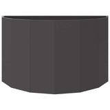 Planter Black 90 x 45 x 50 cm Steel
