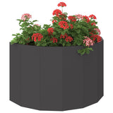 Planter Black 90 x 45 x 50 cm Steel
