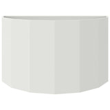 Planter White 90 x 45 x 50 cm Steel