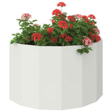 Planter White 90 x 45 x 50 cm Steel