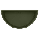 Planter Olive Green 90 x 45 x 50 cm Steel