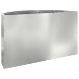 Planter Silver 90 x 45 x 50 cm Galvanised Steel