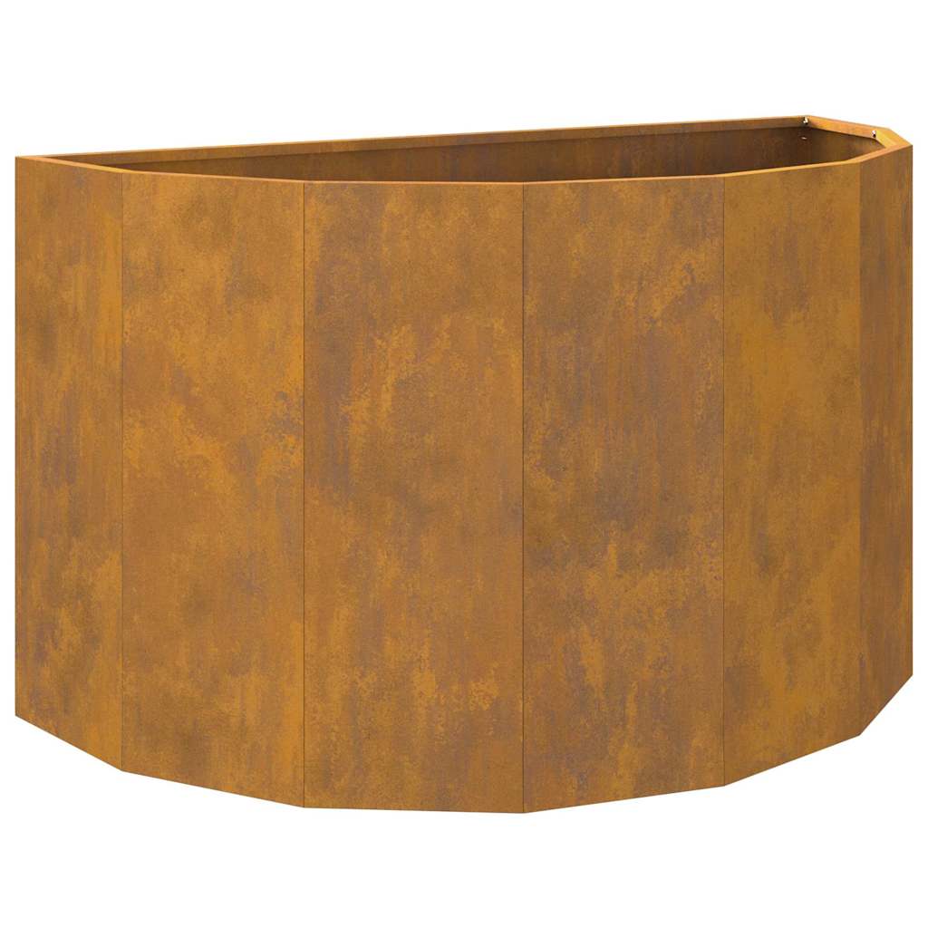 Planter Rusty 90 x 45 x 50 cm Weathering Steel
