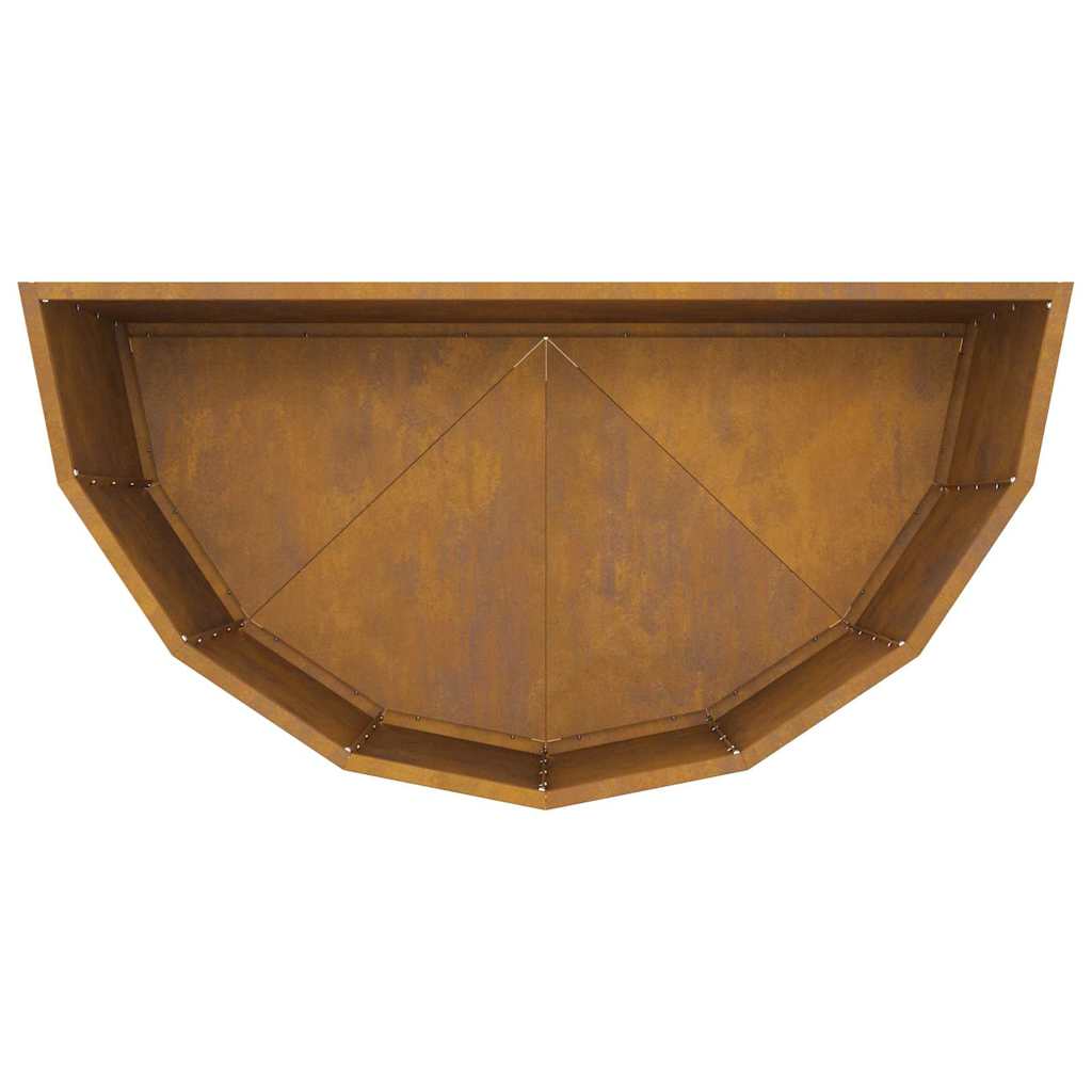Planter Rusty 90 x 45 x 50 cm Weathering Steel
