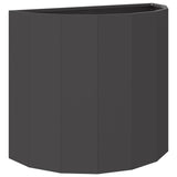 Planter Black 60 x 30 x 50 cm Steel