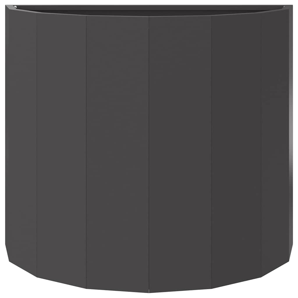 Planter Black 60 x 30 x 50 cm Steel
