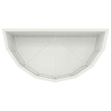 Planter White 60 x 30 x 50 cm Steel