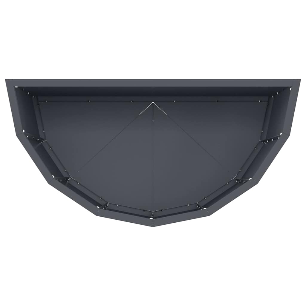 Planter Anthracite 60 x 30 x 50 cm Steel