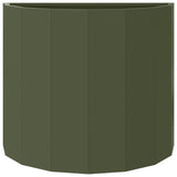 Planter Olive Green 60 x 30 x 50 cm Steel
