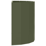 Planter Olive Green 60 x 30 x 50 cm Steel