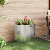 Planter Silver 60 x 30 x 50 cm Stainless Steel