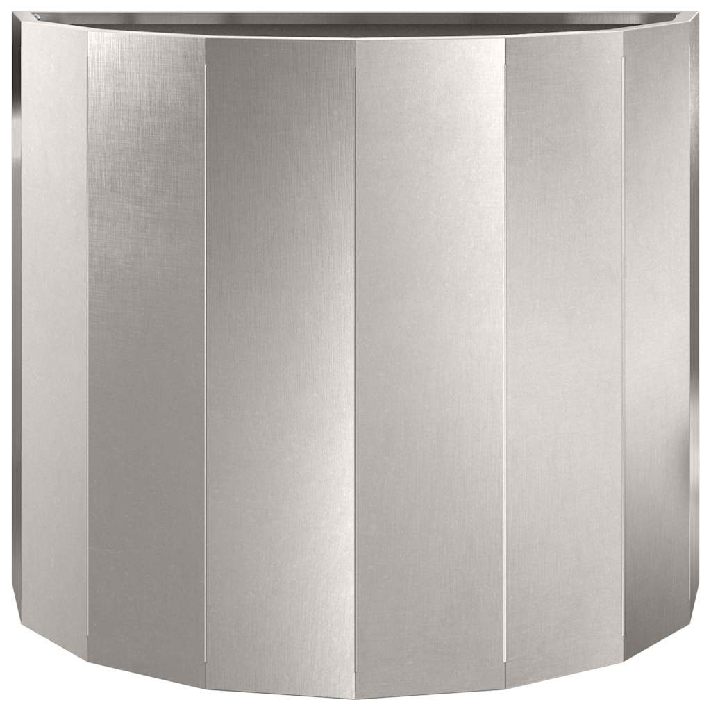 Planter Silver 60 x 30 x 50 cm Stainless Steel