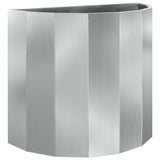 Planter Silver 60 x 30 x 50 cm Galvanised Steel