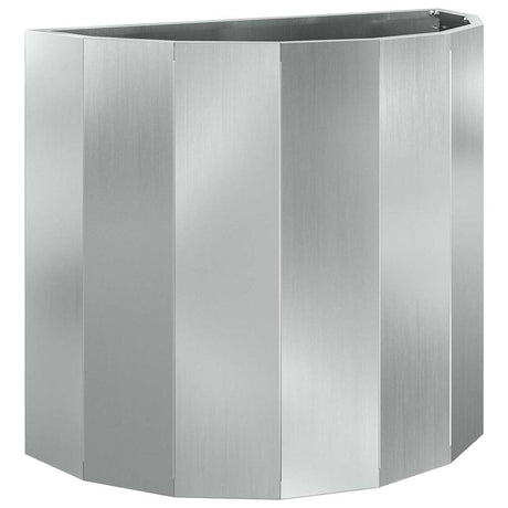 Planter Silver 60 x 30 x 50 cm Galvanised Steel