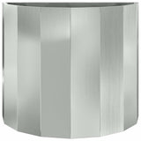 Planter Silver 60 x 30 x 50 cm Galvanised Steel