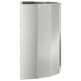 Planter Silver 60 x 30 x 50 cm Galvanised Steel