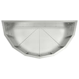 Planter Silver 60 x 30 x 50 cm Galvanised Steel