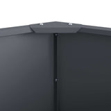 Planter Anthracite 120 x 120 x 35 cm Steel