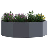 Planter Anthracite 120 x 120 x 35 cm Steel