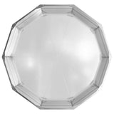 Planter Silver 120 x 120 x 35 cm Galvanised Steel