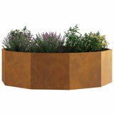Planter Rusty 120 x 120 x 35 cm Weathering Steel