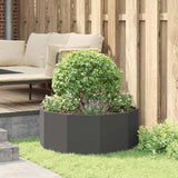 Planter Black 90 x 90 x 35 cm Steel