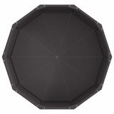 Planter Black 90 x 90 x 35 cm Steel