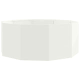 Planter White 90 x 90 x 35 cm Steel