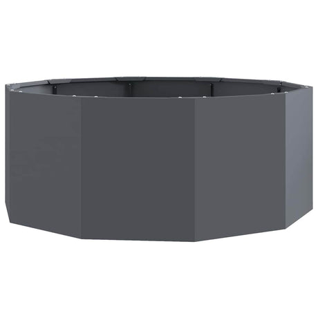 Planter Anthracite 90 x 90 x 35 cm Steel