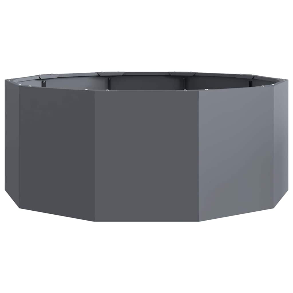 Planter Anthracite 90 x 90 x 35 cm Steel