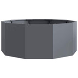 Planter Anthracite 90 x 90 x 35 cm Steel