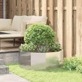 Planter Silver 90 x 90 x 35 cm Stainless Steel