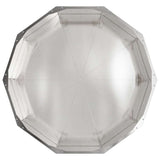 Planter Silver 90 x 90 x 35 cm Stainless Steel