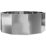 Planter Silver 90 x 90 x 35 cm Galvanised Steel
