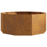 Planter Rusty 90 x 90 x 35 cm Weathering Steel