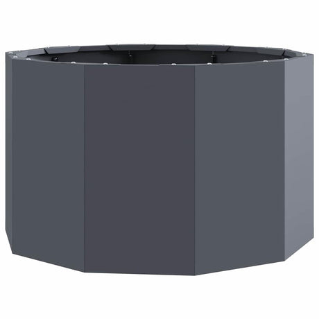 Planter Anthracite 60 x 60 x 35 cm Steel
