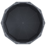 Planter Anthracite 60 x 60 x 35 cm Steel