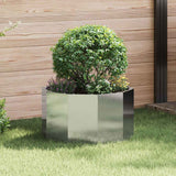Planter Silver 60 x 60 x 35 cm Stainless Steel