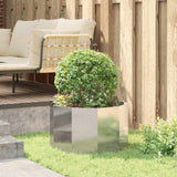Planter Silver 60 x 60 x 35 cm Stainless Steel