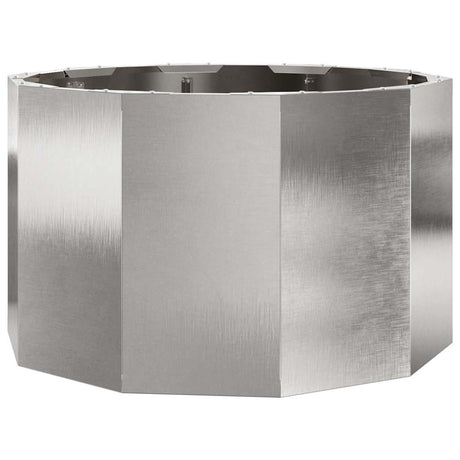 Planter Silver 60 x 60 x 35 cm Stainless Steel