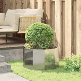 Planter Silver 60 x 60 x 35 cm Galvanised Steel