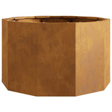 Planter Rusty 60 x 60 x 35 cm Weathering Steel