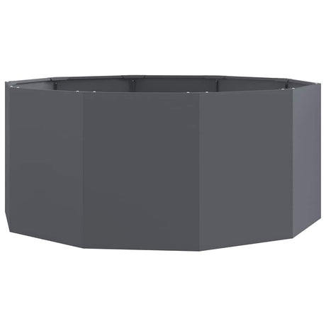 Planter Anthracite 120 x 120 x 50 cm Steel