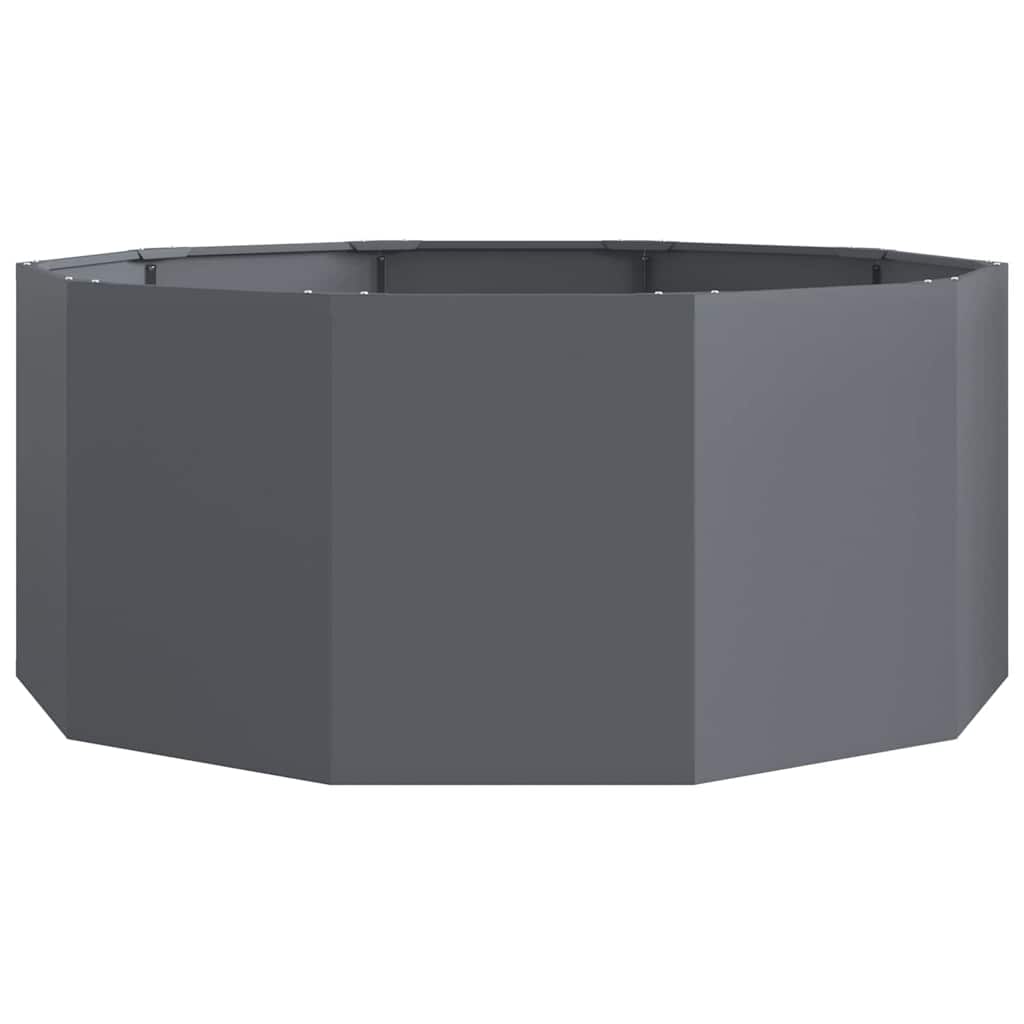 Planter Anthracite 120 x 120 x 50 cm Steel